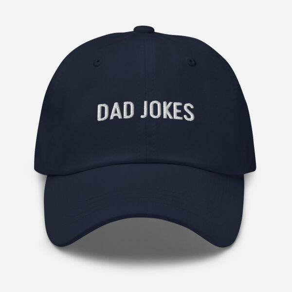 Dad Jokes – Funny Embroidered Dad Hat, Gift for New Dads with Bad Jokes
