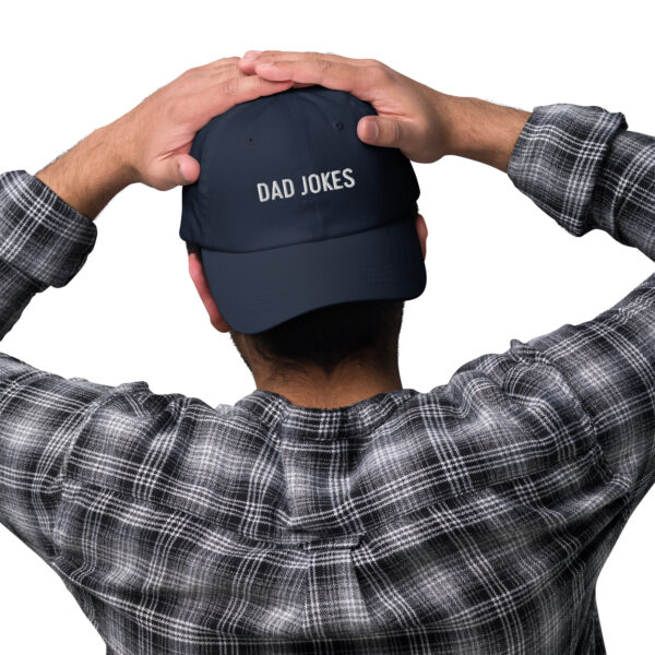 Dad Jokes – Funny Embroidered Dad Hat, Gift for New Dads with Bad Jokes - Image 5