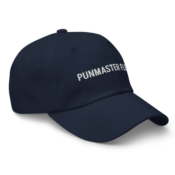 Punmaster Flex – Funny Embroidered Dad Hat, Gift for New Dads with Bad Jokes - Image 2