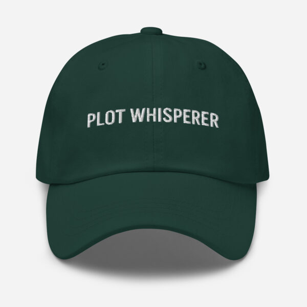 Plot Whisperer – Funny Embroidered Dad Hat, Gift for Dads Who Narrate Movies for Kids - Image 4