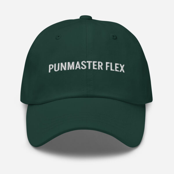 Punmaster Flex – Funny Embroidered Dad Hat, Gift for New Dads with Bad Jokes - Image 4