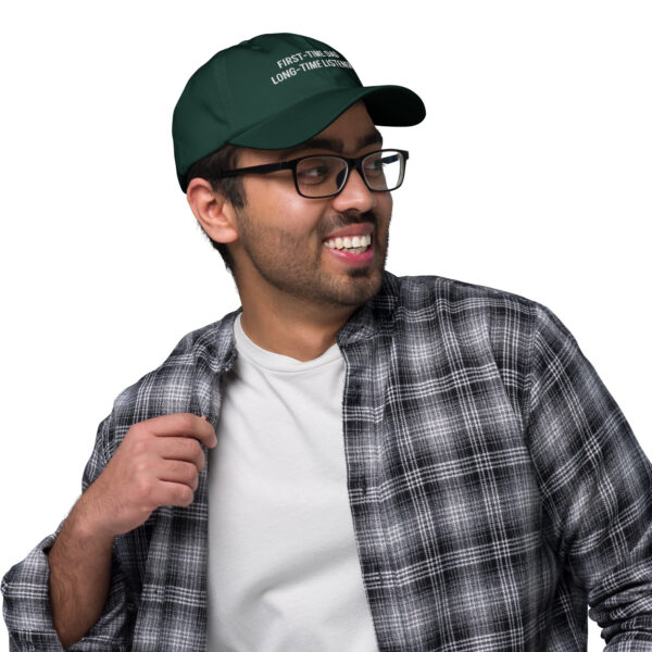 First-Time Dad, Long-Time Listener – Funny Embroidered Dad Hat, Gift for New Dads Who Overthink - Image 8
